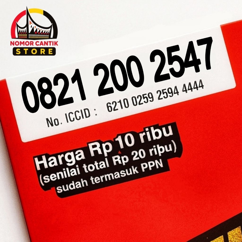 Kartu perdana Nomor Cantik Telkomsel Simpati 11 Digit 2547 Hoki Bugis