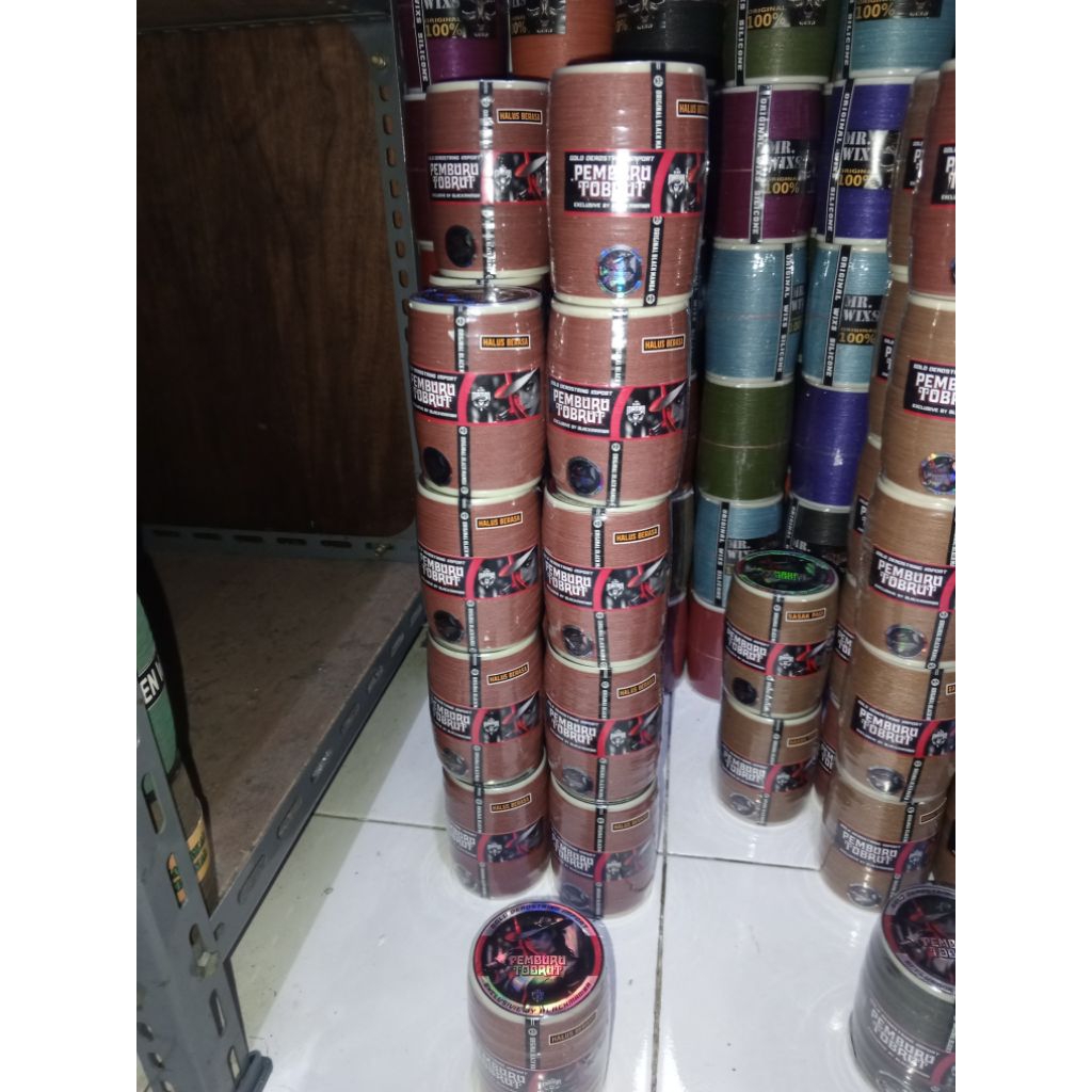 (1 pcs)Gelasan BLACK MAMBA "PEMBURU", MATOT/deadstring, bahan GOLD original import, size 0.23, klos 