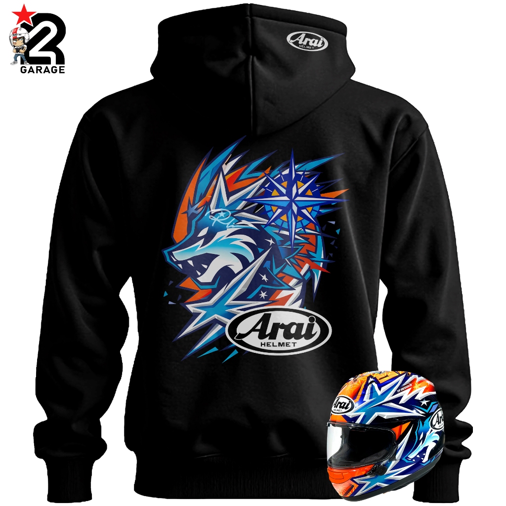 Sweater Hoodie Pria Wanita Unisex Premium Tebal Streetwear Racing Sunmori Motor - Yuki Okamoto