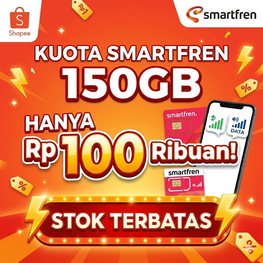 kuota Smartfren 100gb 100 ribuan murah