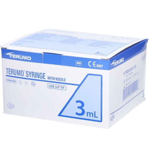 Terumo Syringe 3cc with Needle Spuit 3cc Terumo