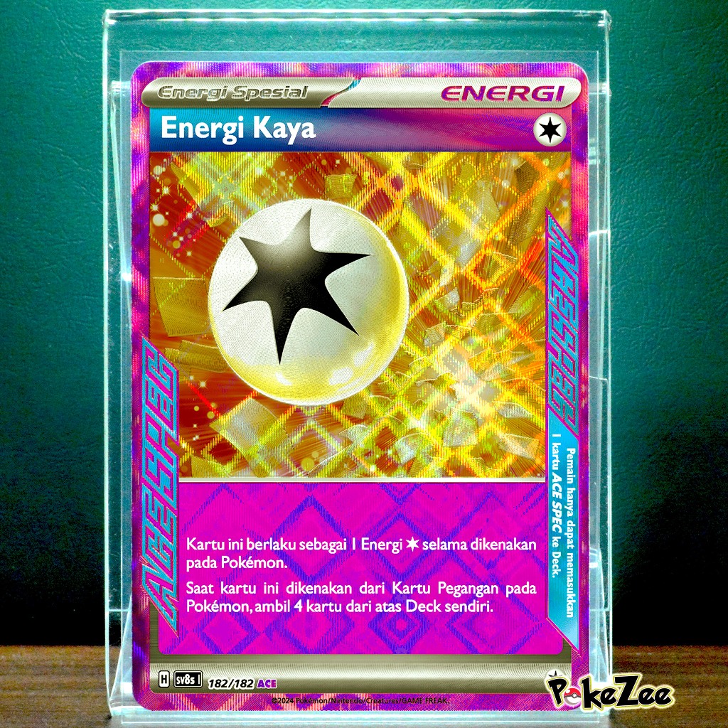 Energi Kaya ACE spec TCG Kartu Pokemon Indonesia