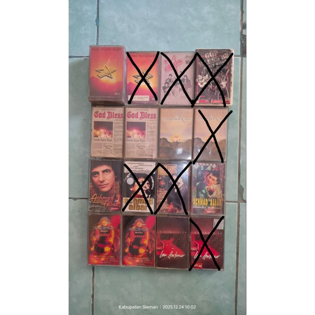 kaset Godbless Gong 2000 Rock Indonesia