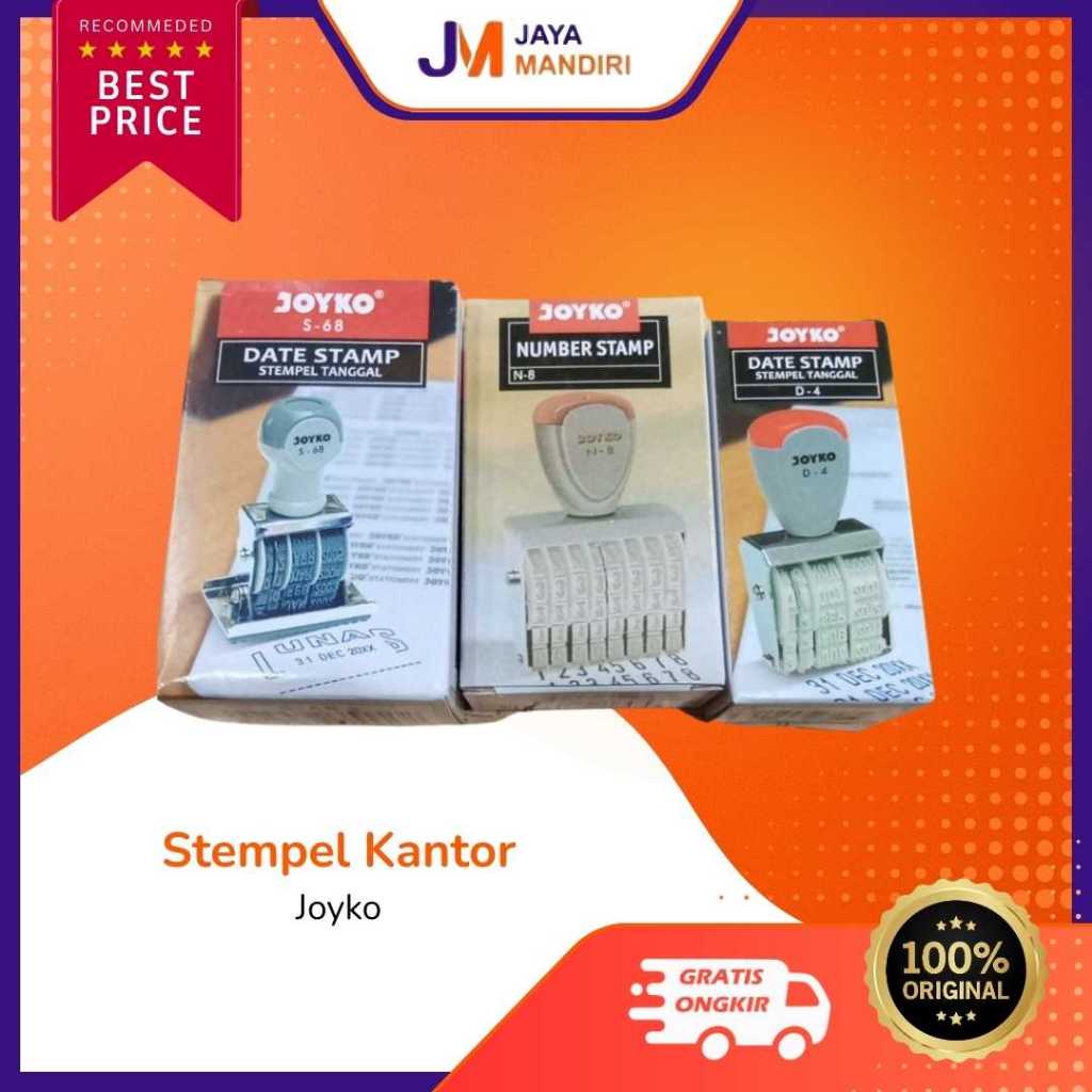 Stempel Joyko Lunas Angka Tanggal 1 Pcs – Stempel Kantor Administrasi