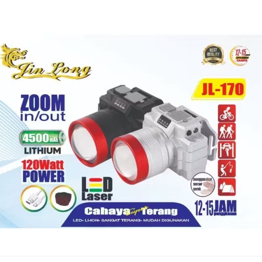 senter kepala JINLONG JL 170