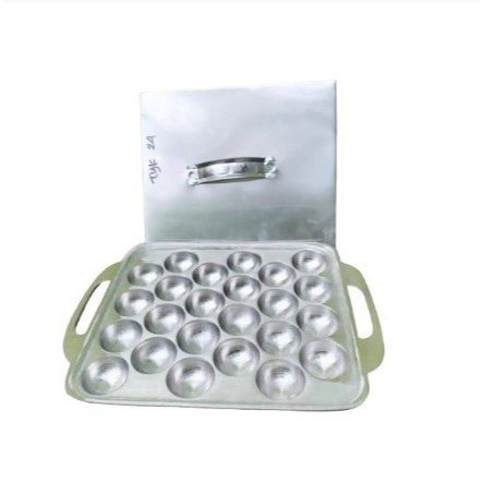 Cetakan Takoyaki + Tutup Tebal Isi 24 Lubang  Cetakan Takoyaki Cetakan Telur Congkel Cetakan Telur B