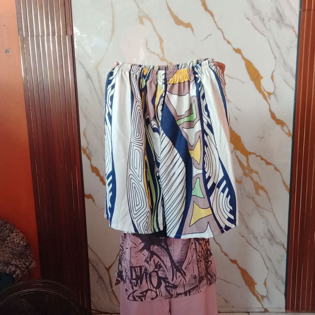 setcel pendek wanita dewasa rayon premium