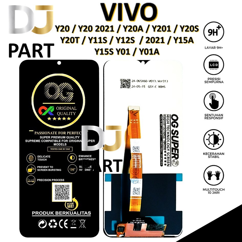 LCD TOUCHSCREEN VIVO Y20 V2027 - Y20S V2029 - Y12S V2026 - VIVO Y15S - LCD VIVO Y20 - LCD VIVO Y20S 