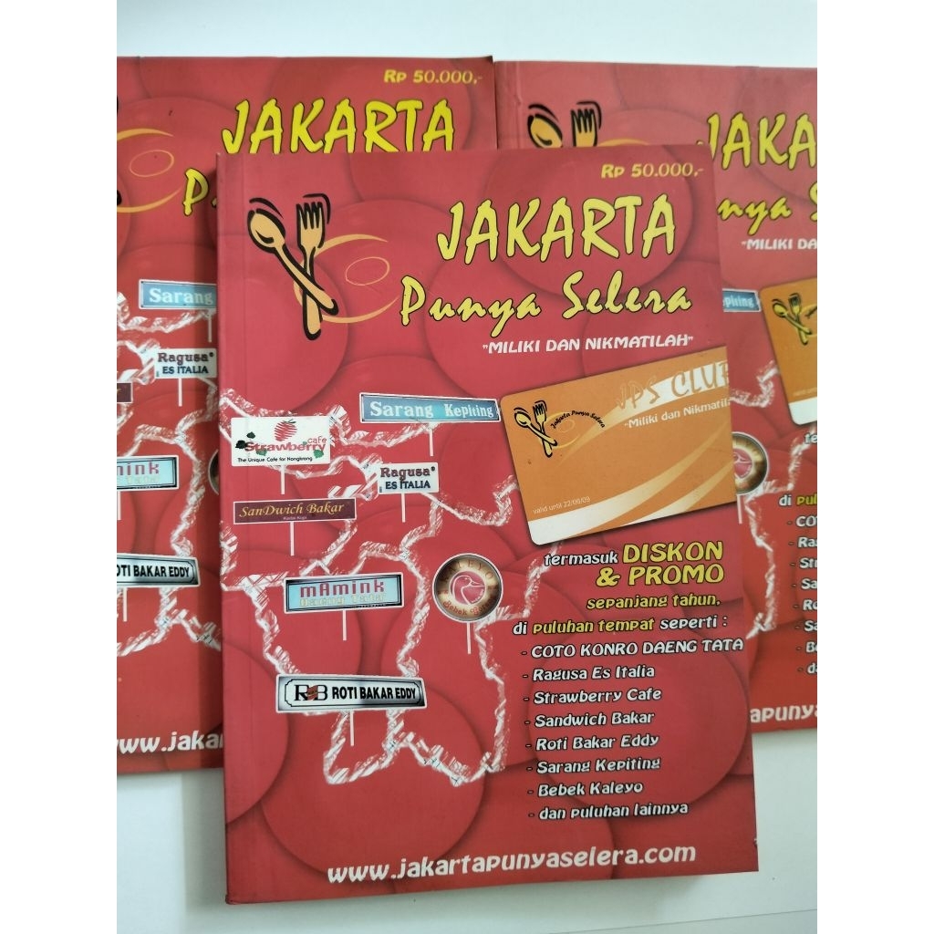 Buku Travel Edisi Wisata Kuliner Jakarta Punya Selera