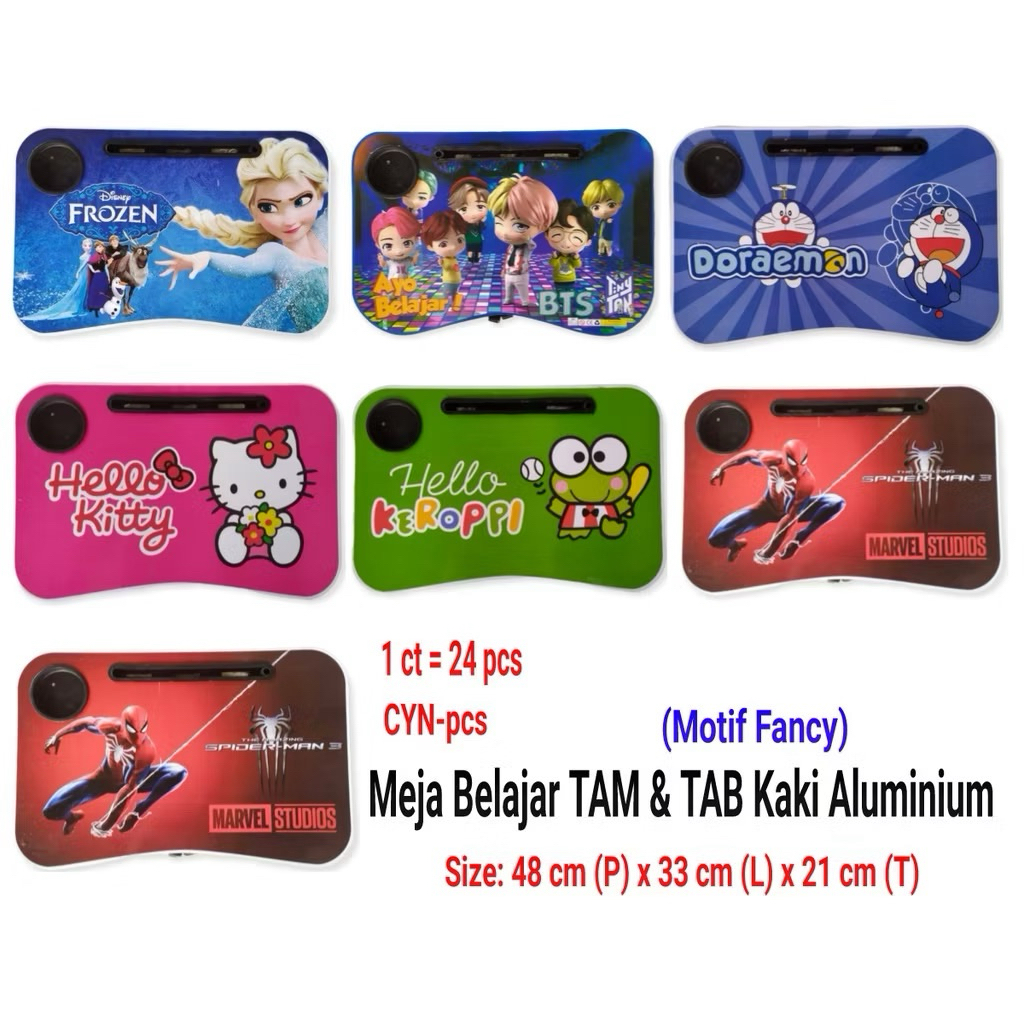 MEJA BELAJAR LIPAT KARAKTER - MEJA LIPAT KARAKTER - MEJA LAPTOP