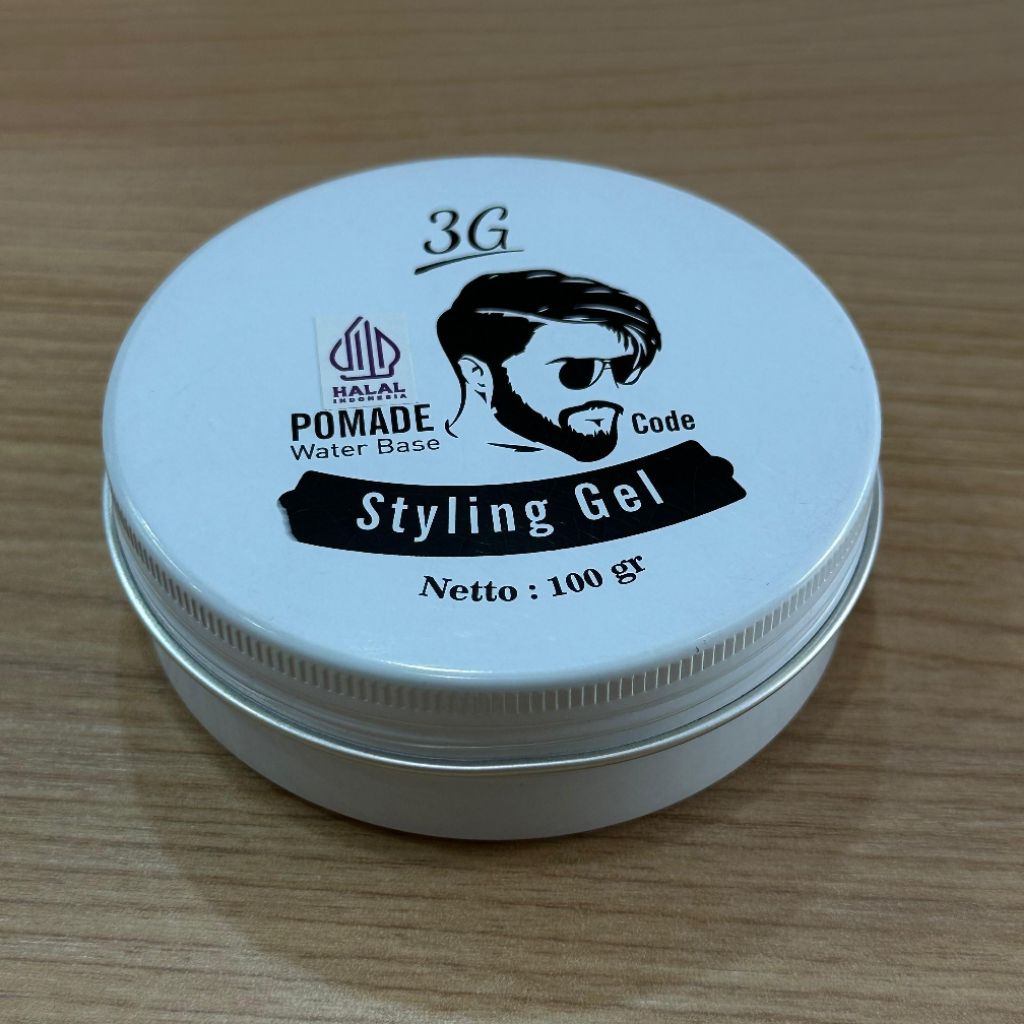 Pomade Styling Gel Pria Water Base Minyak rambut Pria