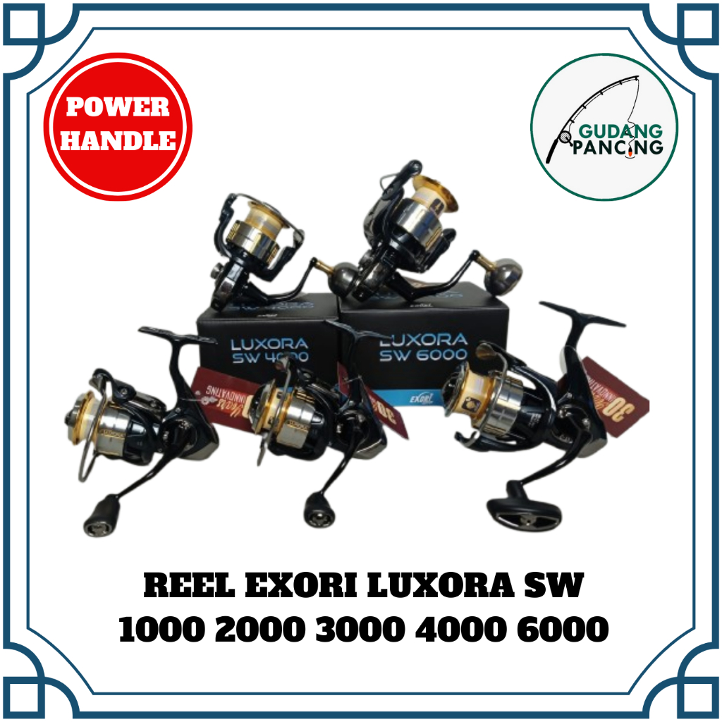 Reel Panciing Spinning Exori LUXORA SW 1000 2000 3000 4000 6000