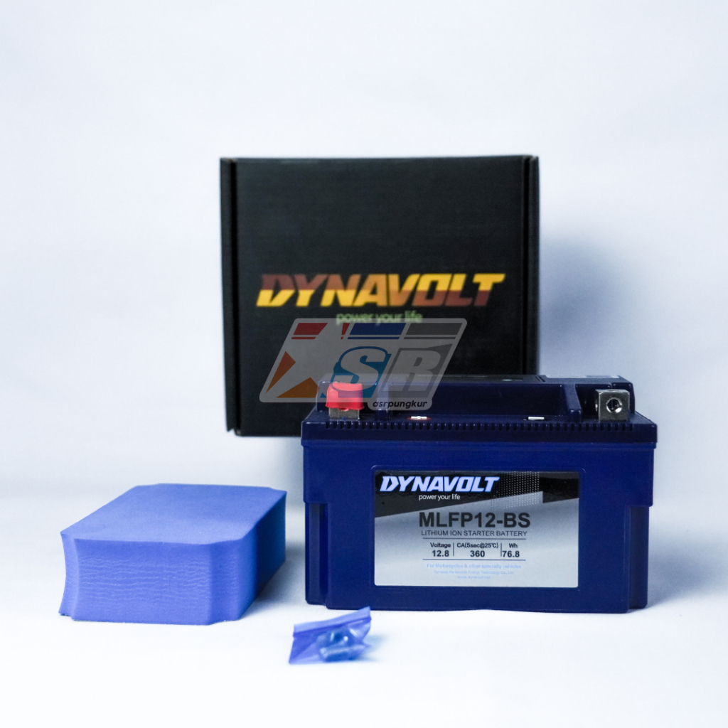 Aki Dynavolt Lithium LFPO MLFP12BS XMAX(Custom), ZX25R, CBR1000 , R6 R1