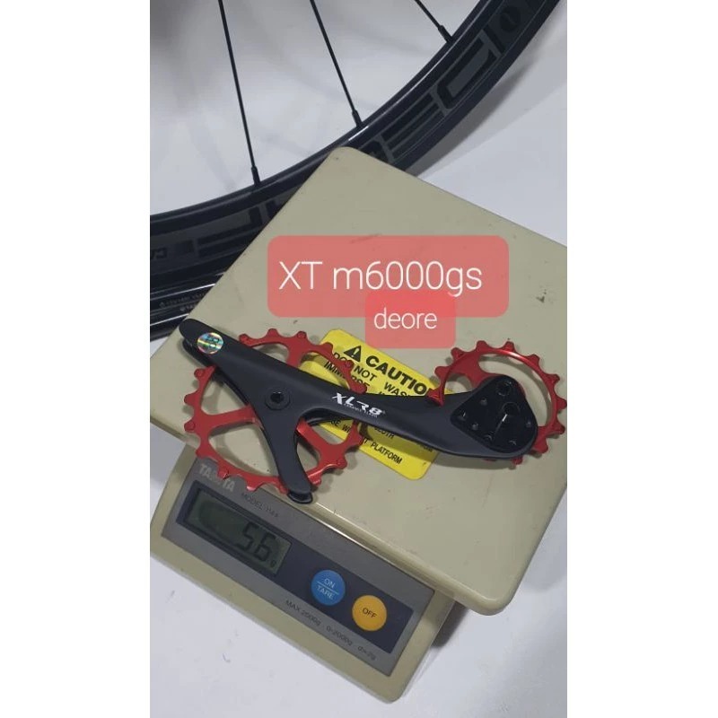 PULLEY OSPW XLR8 CARBON CERAMIC ASLI UNTUK SEPEDA BALAP MTB
