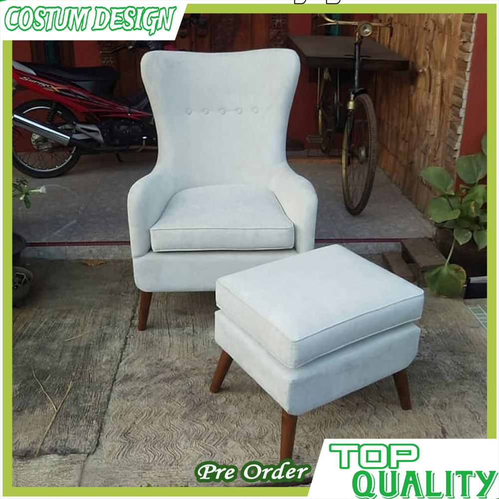 Kursi Multifungsi Retro Modern Kayu Berkualitas | Kursi Santai Model Terbaru | Sofa Malas Kayu Jati 