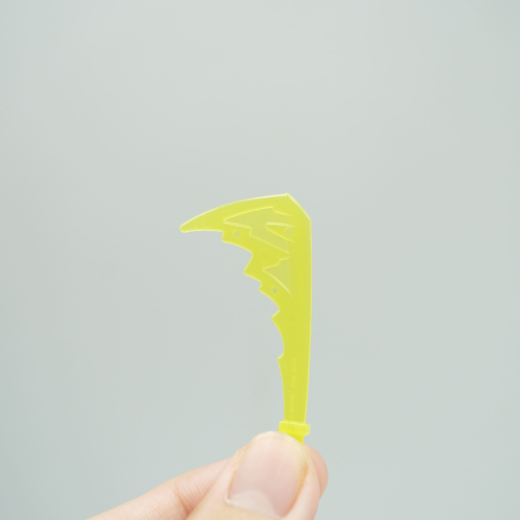 Lego Part Ninjago Weapon/Senjata Transparent Fluorescent Green