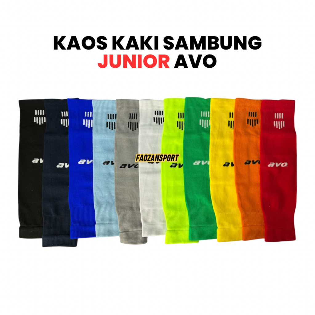 Kaos Kaki Futsal Anak AVO Sambung Junior Kaos Kaki Bola Anak Soccer Kids Olahraga Tebal