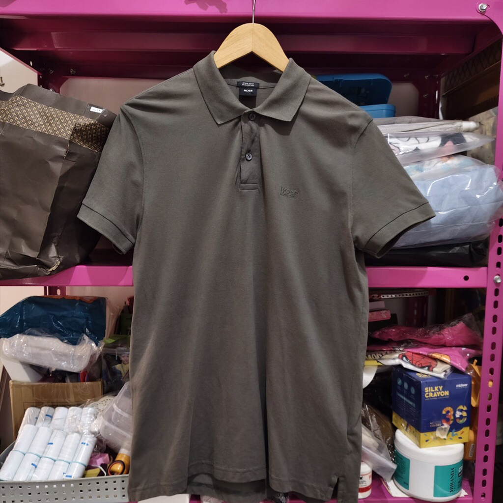 kaos polo Uniqlo polo Shirt Uniqlo grey