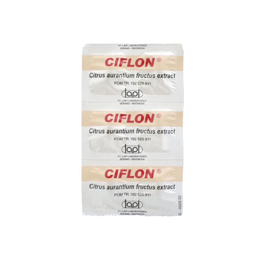 Ciflon Strip isi 6 Kaplet - Obat Meredakan Gejala Wasir [Majapahit]