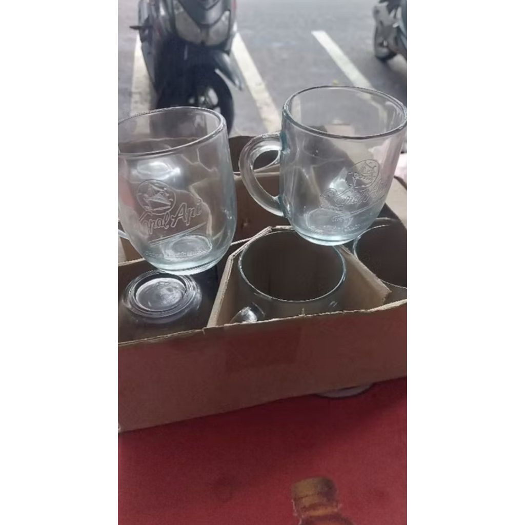 [9PCS] GELAS BELING KAPAL API