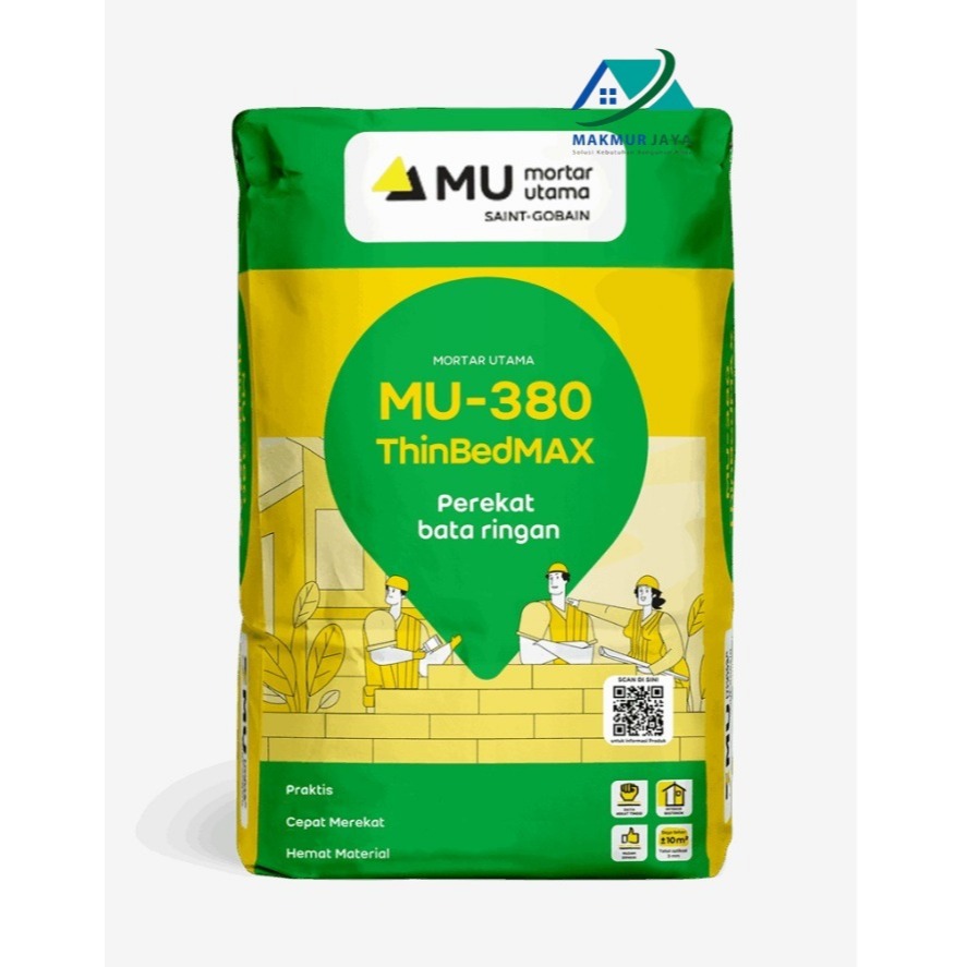 MU 380 40Kg Perekat Bata Ringan / Lem Hebel