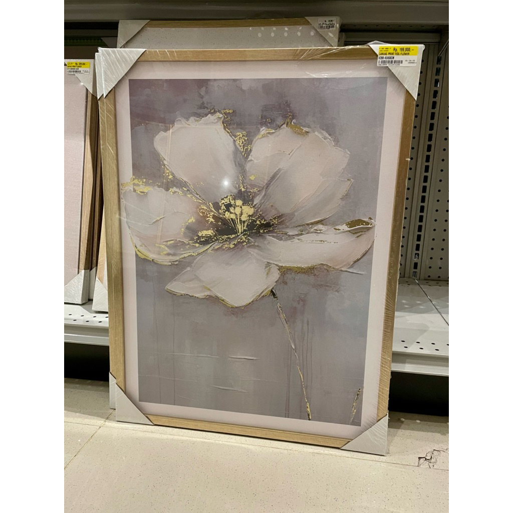 Informa Lukisan Hiasan Dinding Kanvas Print Bunga