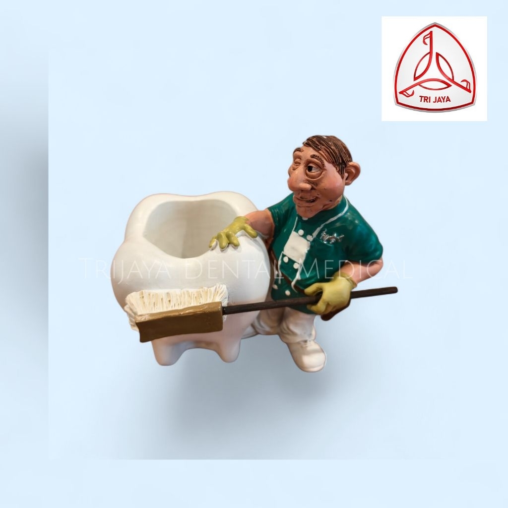 Patung dokter gigi/ Hiasan klinik dokter gigi/ Dentist figure