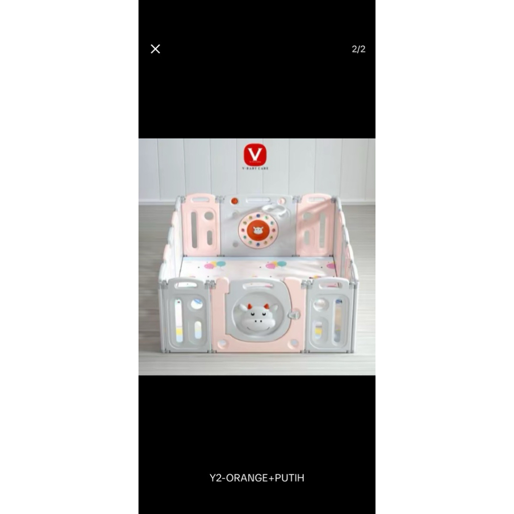 PLAYPEN VBABY CARE 16 PAGAR ANAK