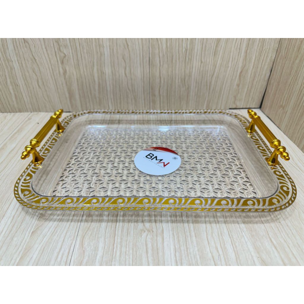 Nampan bulat stainless BMW 40cm