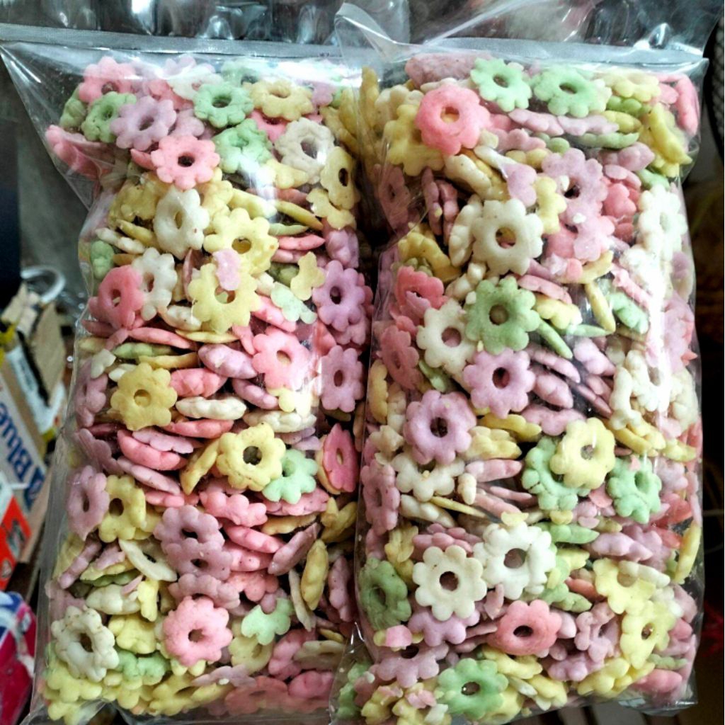 [1 KG] RIRI SNACK JADUL WARNA WARNI SAKURA