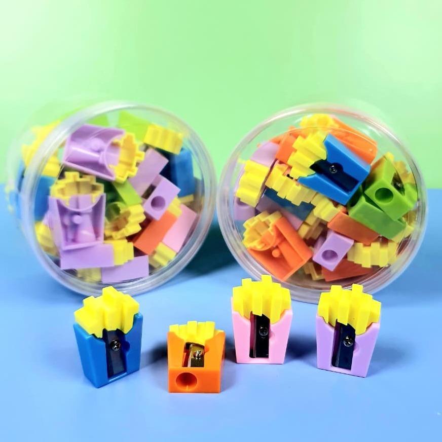 PER TOPLES/24 PCS Serutan Pensil SR-SQ15 | Pencil Sharpener | Rautan Pensil | Serutan Pensil Warna-W