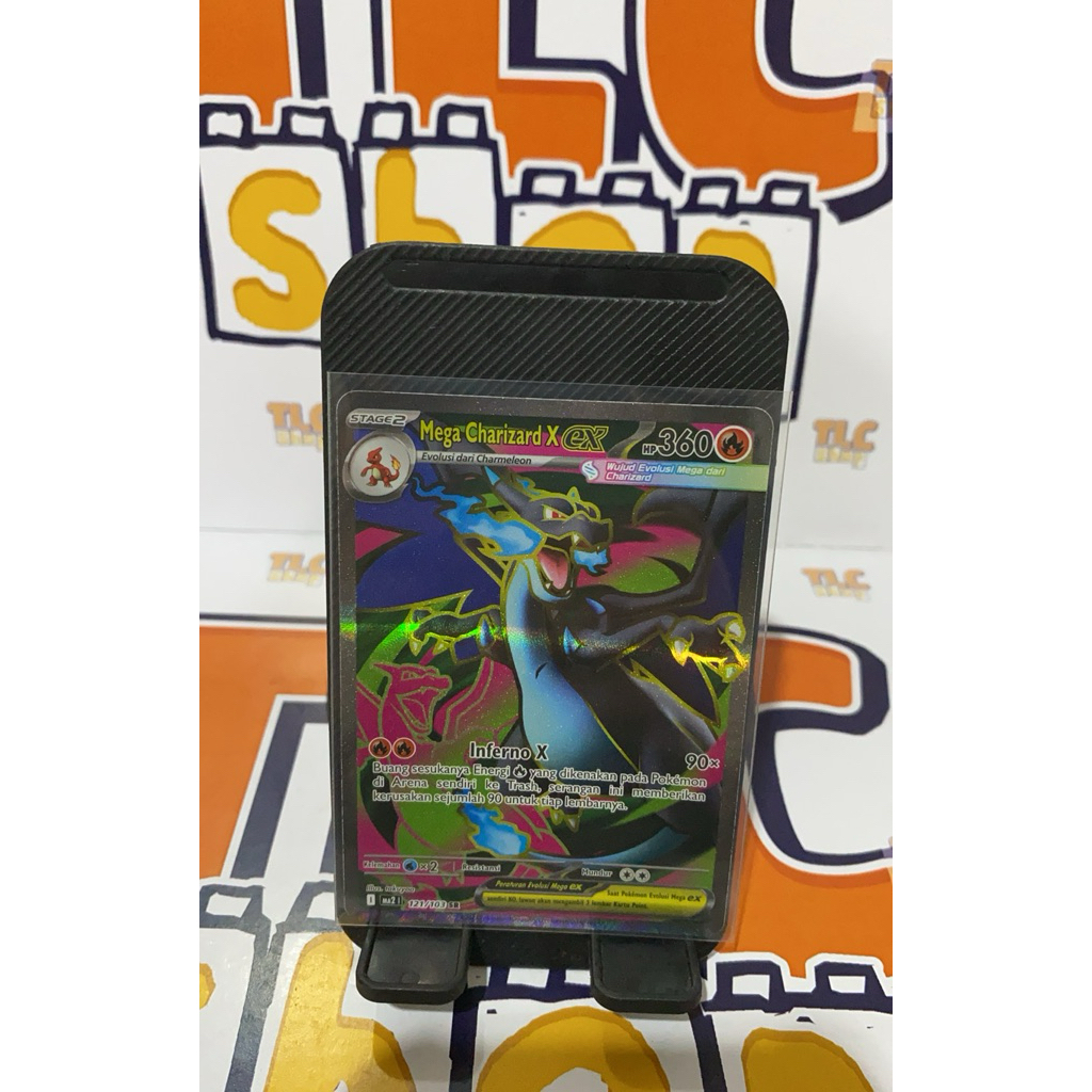 Kartu Pokemon Indonesia Mega Charizard X ex 121/103 SR