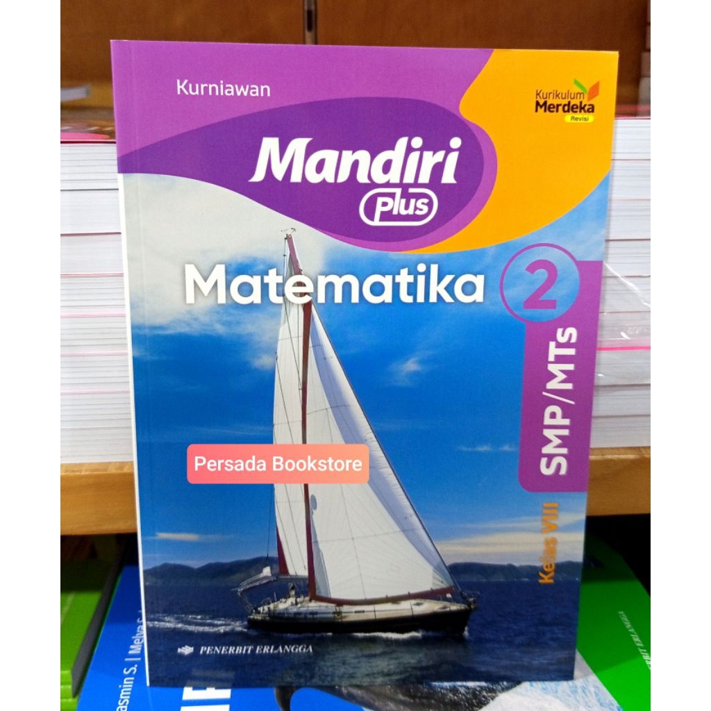 Buku Mandiri Matematika Kelas 8 SMP Kurikulum Merdeka Rev Erlangga