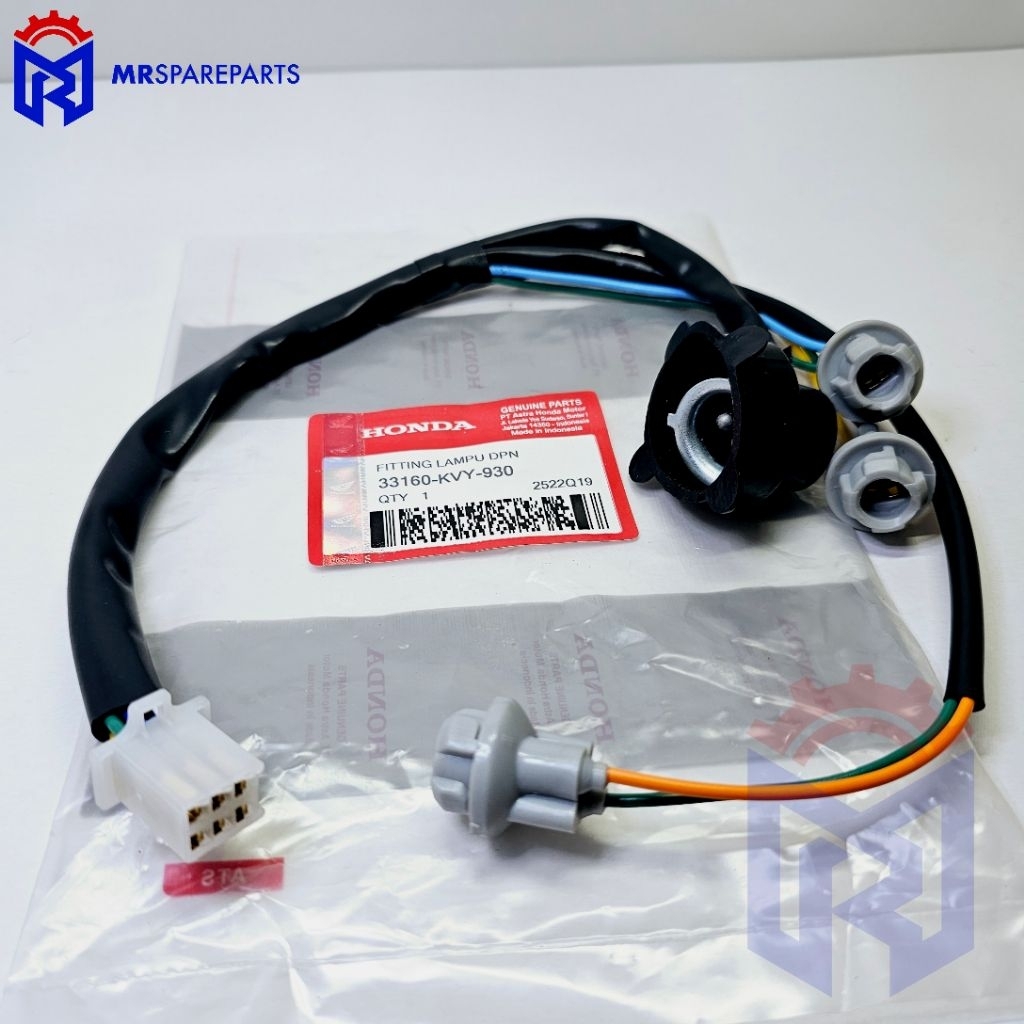 Fitting Socket Lampu Depan Assy Motor Beat Karbu KVY.