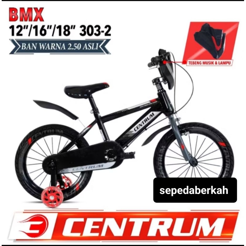 sepeda anak 16 BMX centrum 303-2 musik
