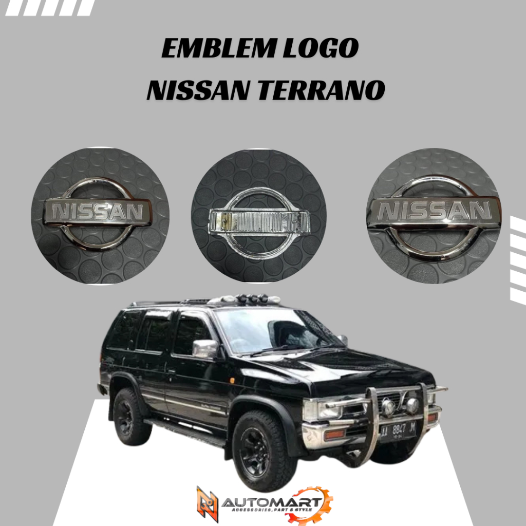 Emblem Logo Nissan Grill Depan Nissan Terrano | Front Grille Emblem / Logo Nissan Terrano