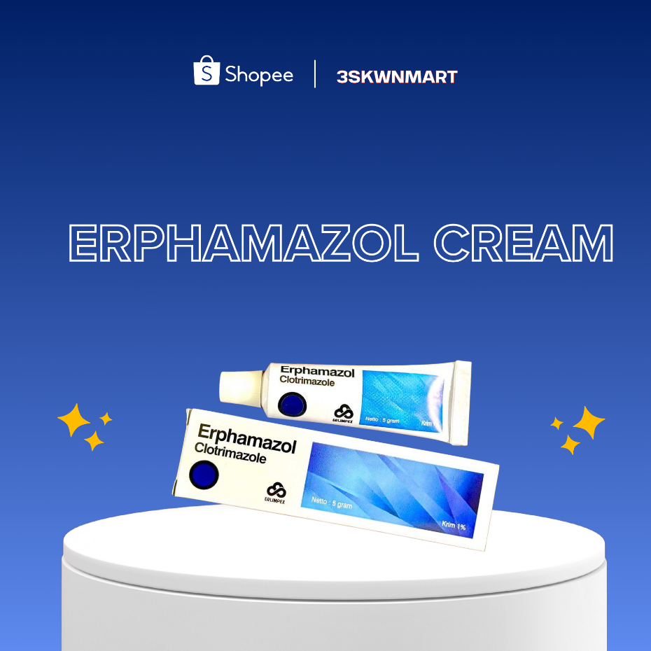 ERPHAMAZOL KRIM 5 GRAM OBAT ANTI JAMUR PER TUBE