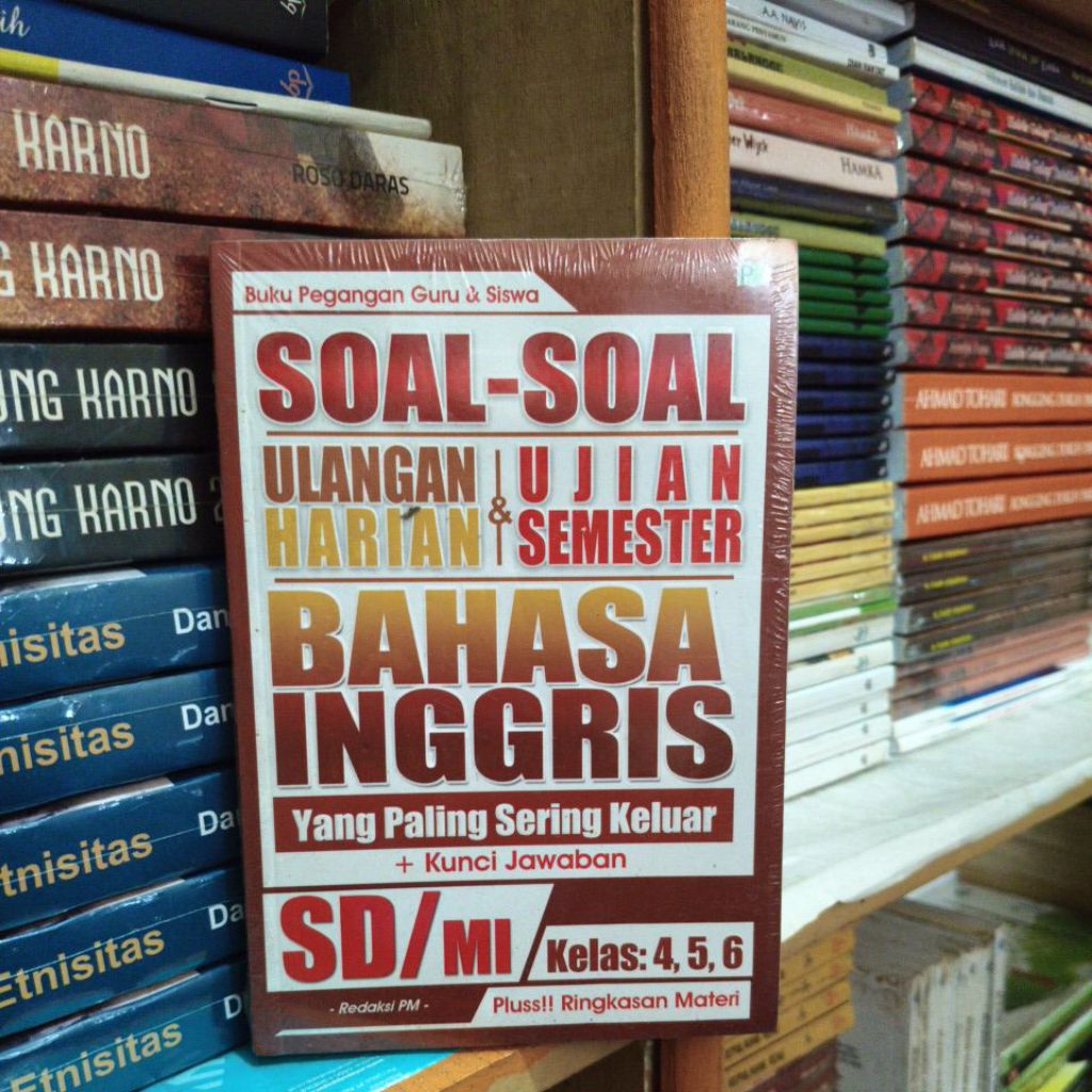 Soal - Soal Ulangan Ujian Harian semester Bahasa Inggris SD/ MI Kelas 4,5,6