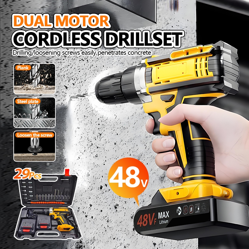 Impact wrench Bor Nirkabel 48V Impact Wrench Impact Baterai Brushless torsi besar impek makita Impac