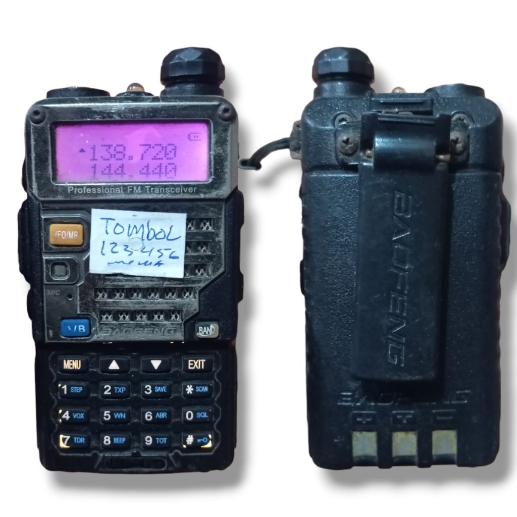 HT Baofeng UV-9R PLUS / GT - 3TP Bahan Gambling