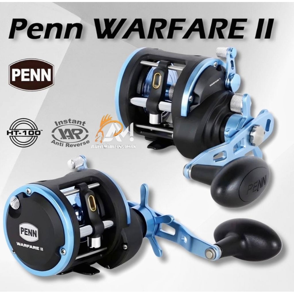 Reel OH PENN WARFARE II 15LWLH 20LWLH OVERHEAD (JIGGING & TROLLING) - NEW 2026