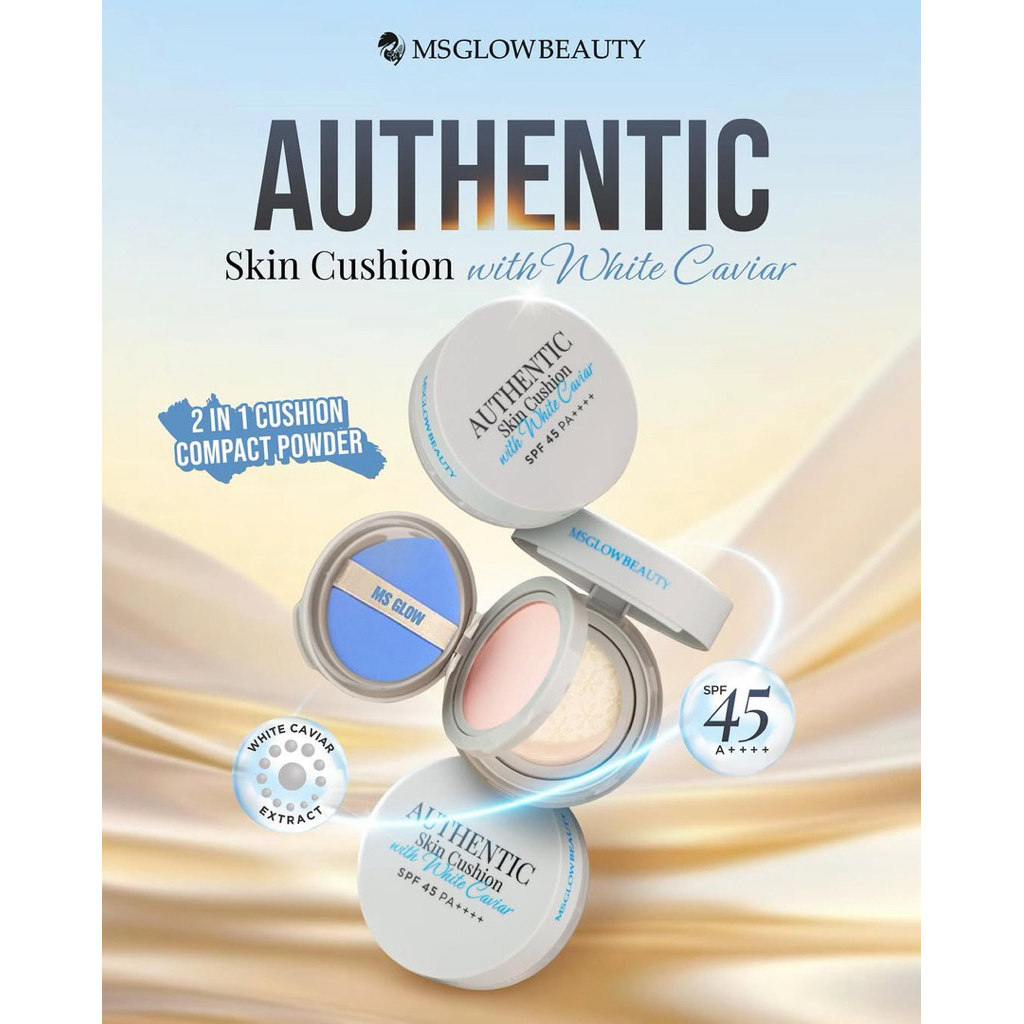 Cushion 2in1 ( bedak+cushion ) MS Glow