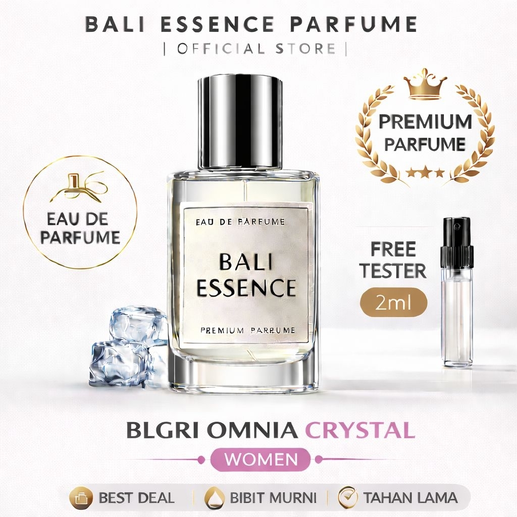 LUZI Parfum Pria BVLGARY OMNIA CRYSTAL EDP Tahan Lama 35ml / 50ml