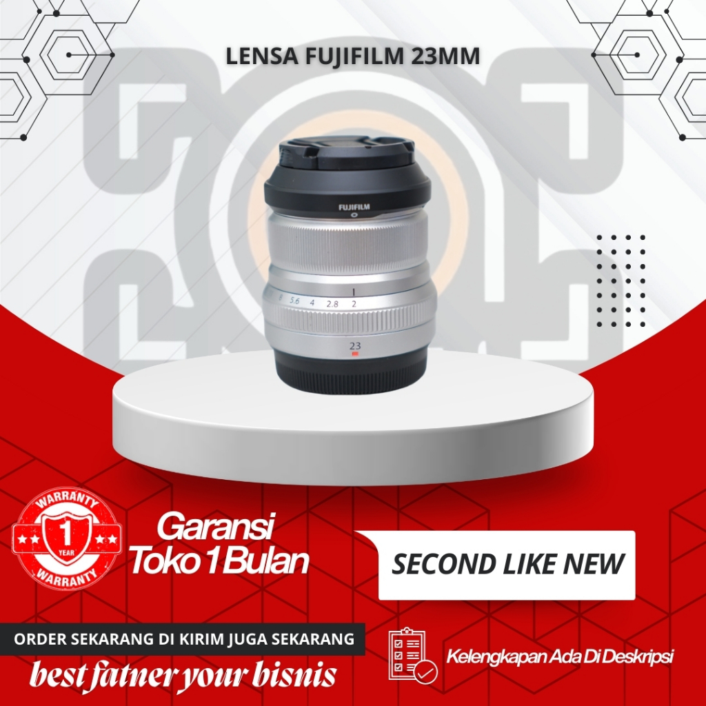 LENSA FUJIFILM 23MM LENSA FIX FUJIFILM FUJINON XF 23MM F2 R WR
