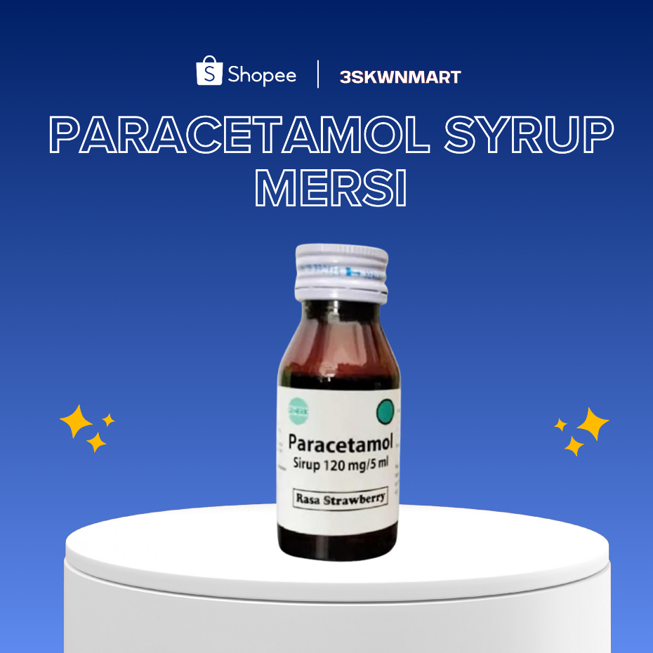 PARACETAMOL SYRUP MERSI 60ML PENURUN PANAS PER BOTOL
