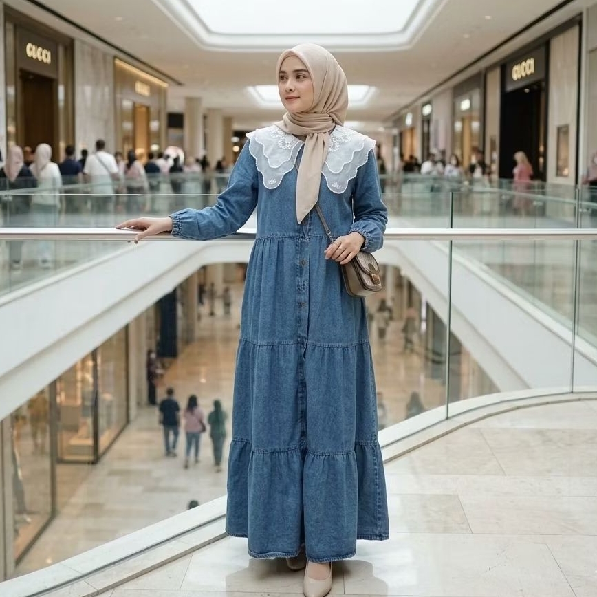 Gamis kerah katbol GM23