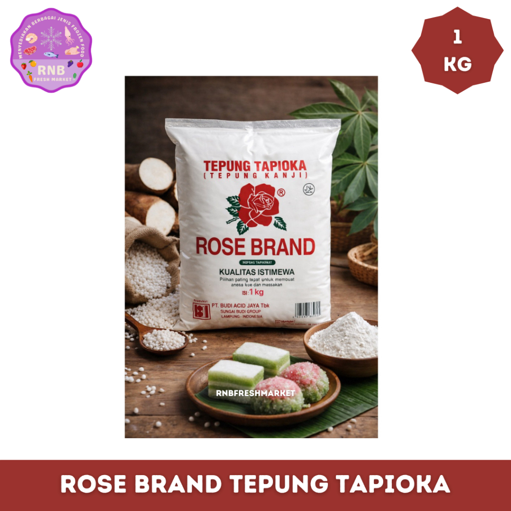 Rose Brand Tepung Tapioka Netto 1 Kg