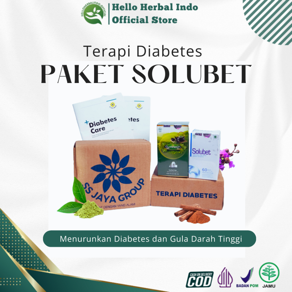 PAKET SOLUBET TERAPI DIABETES SS JAYA GROUP