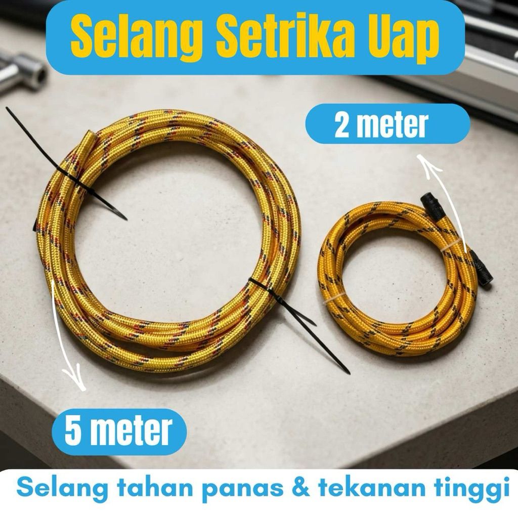 Selang Boiler Selang Setrika uap Boiler Grade A 1x 5 Meter