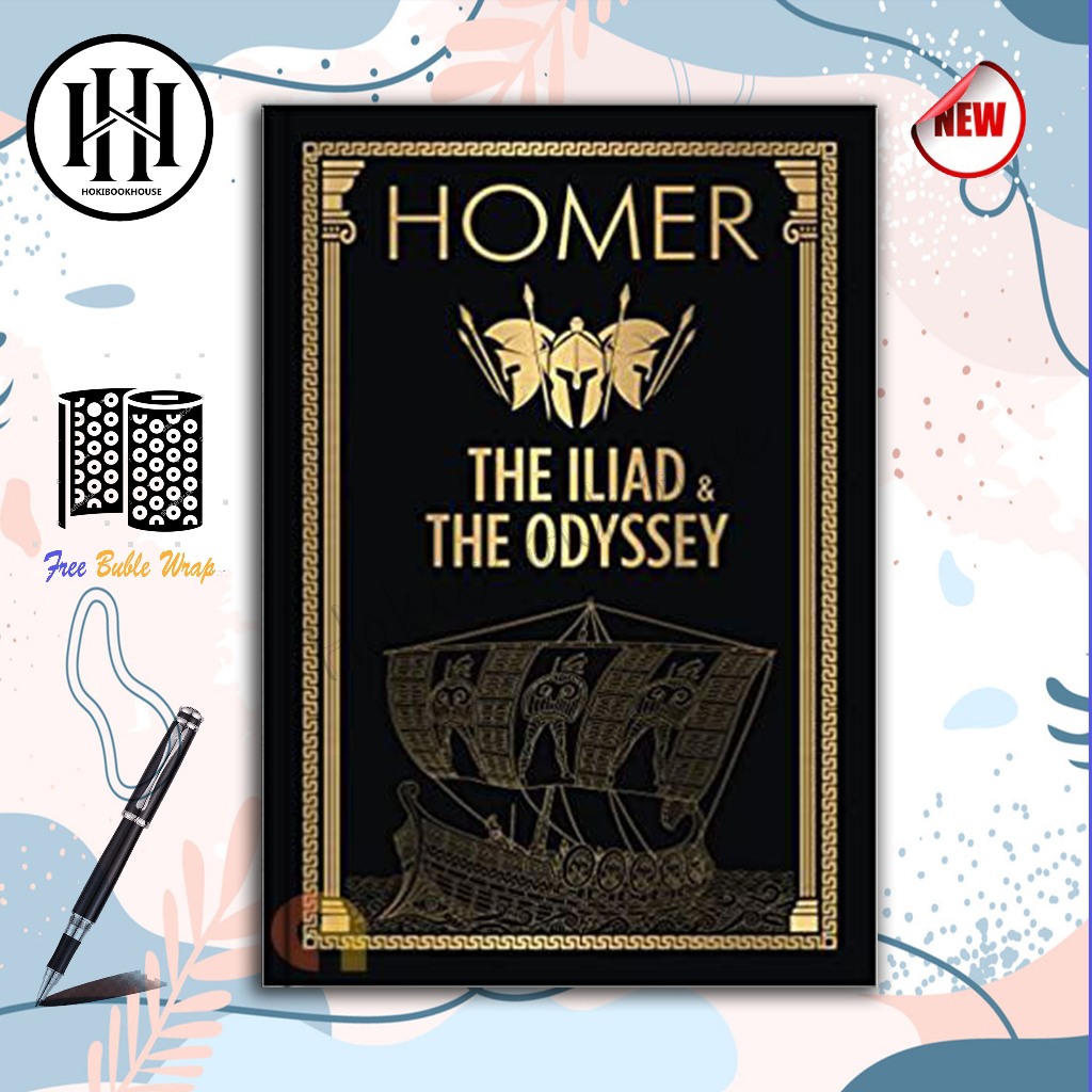 Homer: The Iliad & the Odyssey (English) by Homer - hokibook house